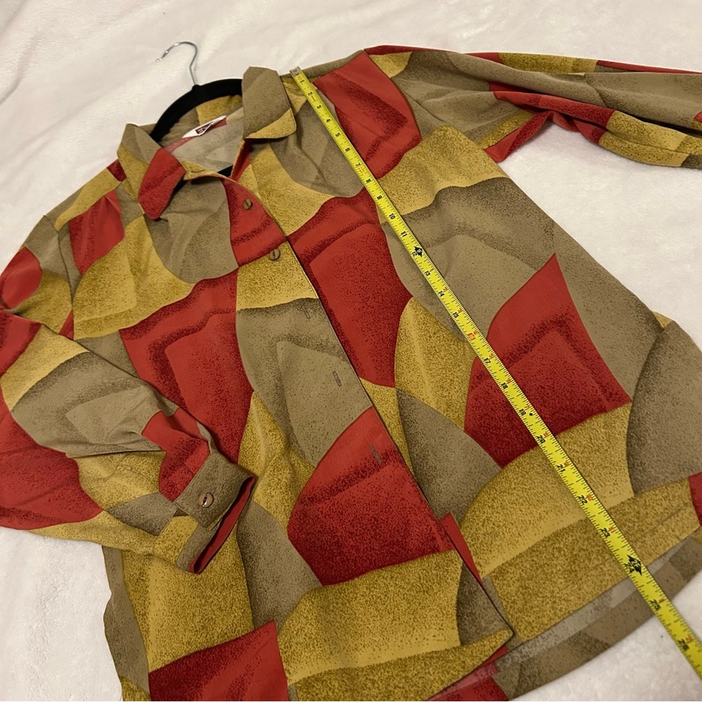 Japanese patterned blouse - Picture 5 of 10
